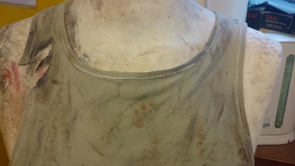 Broken down garment