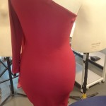 Dress before conversion into leotard - back
