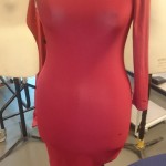 Dress before conversion into leotard - front