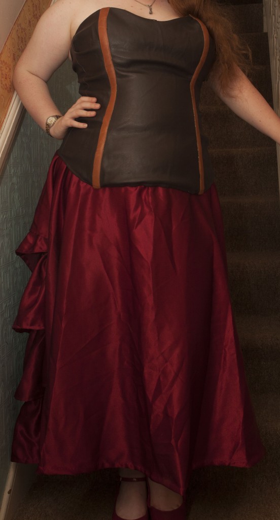 A steampunk costume - front